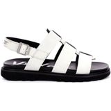 Kickers - Neosinead - Sandalen - Zwart - Leer