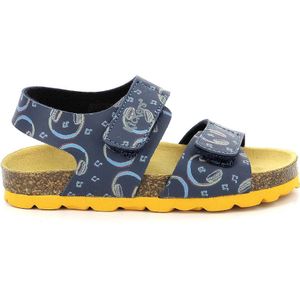 Kickers Summerkro, sandalen met gesloten teen voor jongens, Marine Muziek