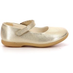 Ballerina's in leer Ambellie KICKERS. Leer materiaal. Maten 25. Goudkleur kleur