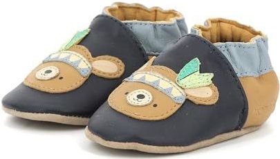 Robeez Forest Game Slippers, Marine Camel Clair, 27 EU, Marine Camel Clair, 27 EU