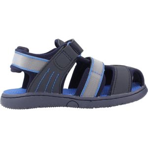 Kickers - Kickbeachou - Sandalen - Blauw - Rubber - Klittenbandsluiting