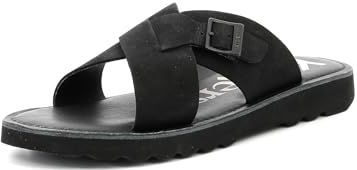 Kickers - Neol - Slippers - Zwart - Leer