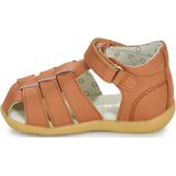 Gesloten sandalen in leer Bigflo-C KICKERS. Leer materiaal. Maten 23. Kastanje kleur