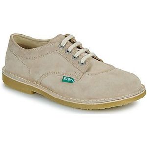 Derby's in suèdeleer Kick Karma KICKERS. Leer materiaal. Maten 39. Beige kleur