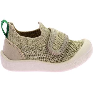 Slofjes voor de kribbe Kitoukro KICKERS. Synthetisch materiaal. Maten 21. Beige kleur