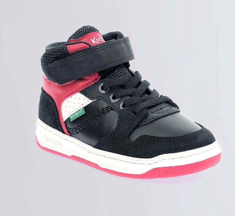 Kickers Jongens Sneaker Kickado Marine Rouge BLAUW