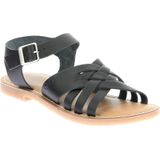 Kickers - Ladora - Sandalen - Zwart - Leer