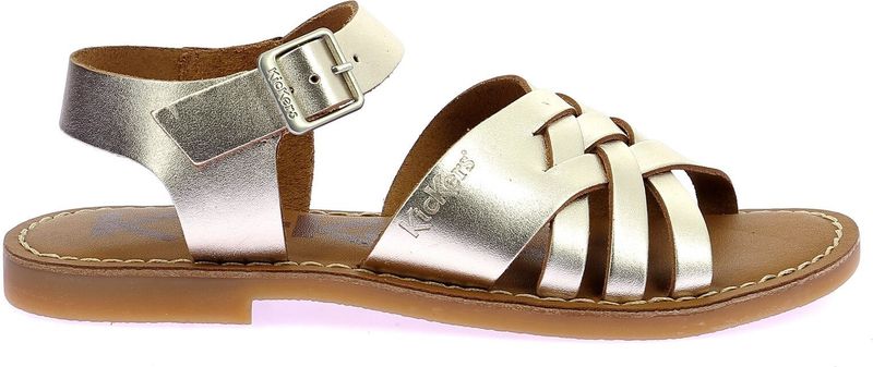 Kickers - Ladora - Sandalen - Zwart - Leer