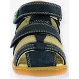 KICKERS - Bipod - Sandalen - Marineblauw - Leer