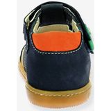 KICKERS - Bipod - Sandalen - Marineblauw - Leer