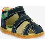 KICKERS - Bipod - Sandalen - Marineblauw - Leer