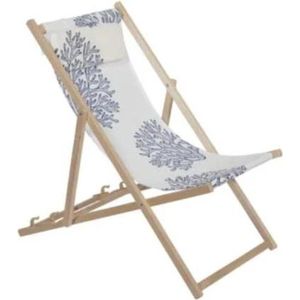 Madison beachchair Hyba White corals