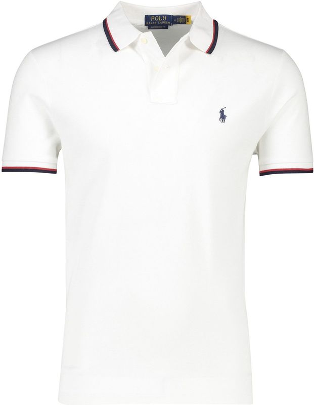 POLO Ralph Lauren Slim Fit Polo met Logo White