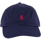 Polo Ralph Laurenvoor mannen. 710548524014 Katoenen chinese doek pet (OSFA), Casual, Marineblauw