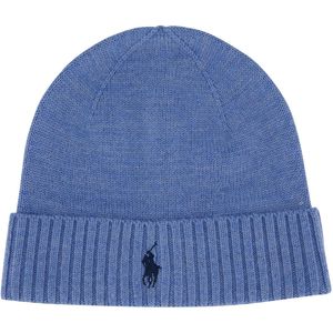 Beanie met labelstitching