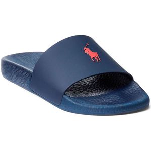 Polo Ralph Lauren - Teenslippers - Marineblauw - Synthetisch