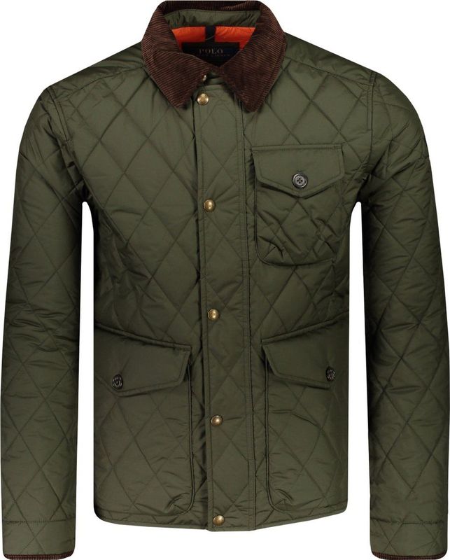 POLO RALPH LAUREN - Beaton - Gewatteerd Jasje - Olijfgroen - Polyester