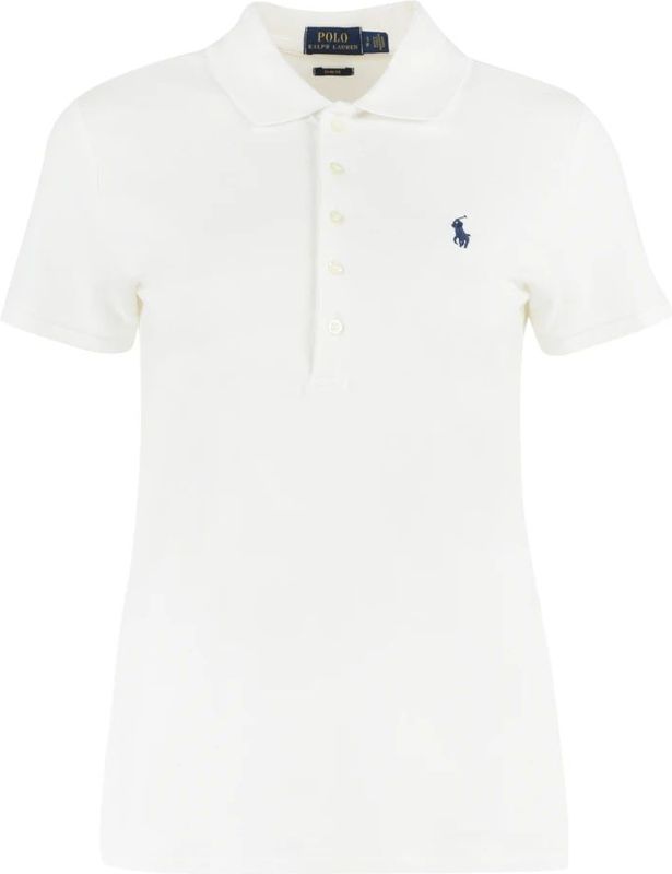 Ralph Lauren, Dames, Tops, Wit, Maat: M Katoen,