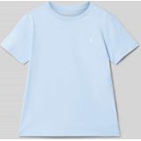 Shirt - Effen - Jersey - Normale Pasvorm - Kwartmouw