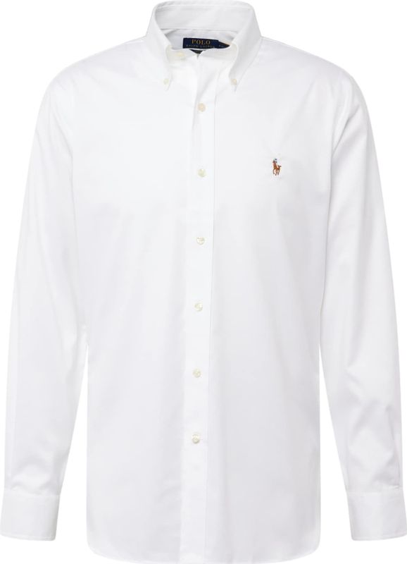 Polo Ralph Lauren - Zakelijk Overhemd - Wit - Regular Fit - Lange Mouw