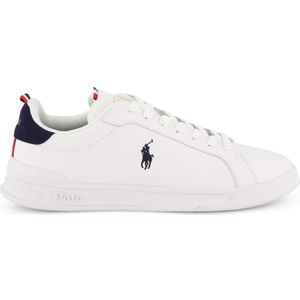 Polo Ralph Lauren Hrt Court Ii Sneakers - Leer - Heren - Wit - Maat 47