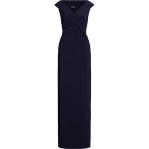 LAUREN RALPH LAUREN - Lange Jurk - Marineblauw - Polyester