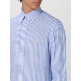 Polo Ralph Lauren - Overhemd - Blauw Gestreept - 100% Linnen