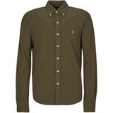 Polo Ralph Lauren - Recht Hemd - Olijfgroen - Katoen