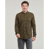 Polo Ralph Lauren - Recht Hemd - Olijfgroen - Katoen