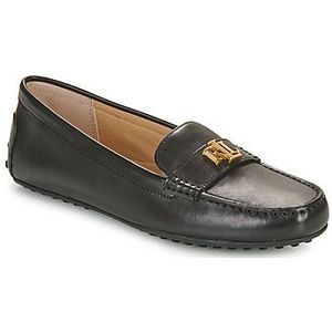 LAUREN RALPH LAUREN Barnsbury Flats - Instappers - Zwart - Leer