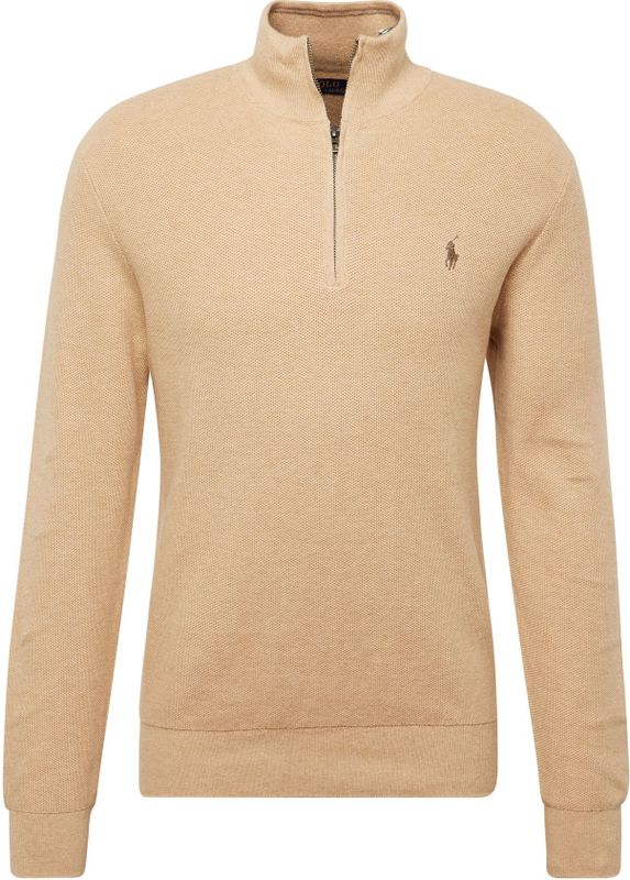 Polo Ralph Lauren - Shirt - Camel - Jersey - Slanke Pasvorm