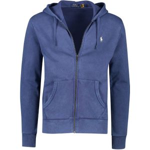 Polo Ralph Lauren capuchon vest blauw normale fit katoen