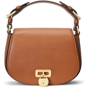 Lauren Ralph Lauren Tanner Handtas Leer 20 cm lauren tan