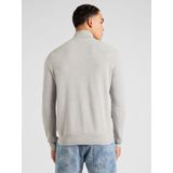 Polo Ralph Lauren - Mesh-Knit Quarter-Zip Jumper - Grijs - Katoen