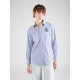 Gestreept hemd KOTTA LAUREN RALPH LAUREN. Katoen materiaal. Maten XL. Blauw kleur
