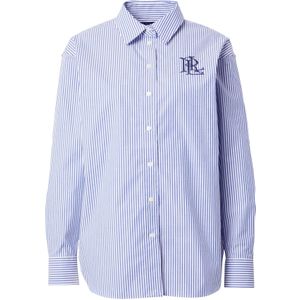 LAUREN RALPH LAUREN - Gestreept Hemd - Blauw/Wit - 95% Katoen, 5% Elasthan
