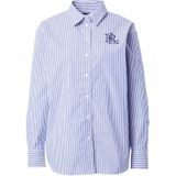 LAUREN RALPH LAUREN - Gestreept Hemd - Blauw/Wit - 95% Katoen, 5% Elasthan