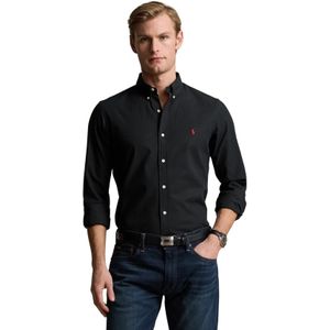 Polo Ralph Lauren zwart overhemd slim fit katoen