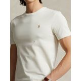 Ralph Lauren - Polo T-shirt - Beige - 100% Katoen - Korte Mouwen