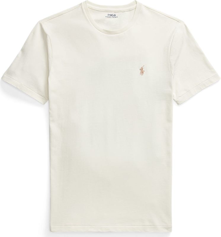 Ralph Lauren - Polo T-shirt - Beige - 100% Katoen - Korte Mouwen