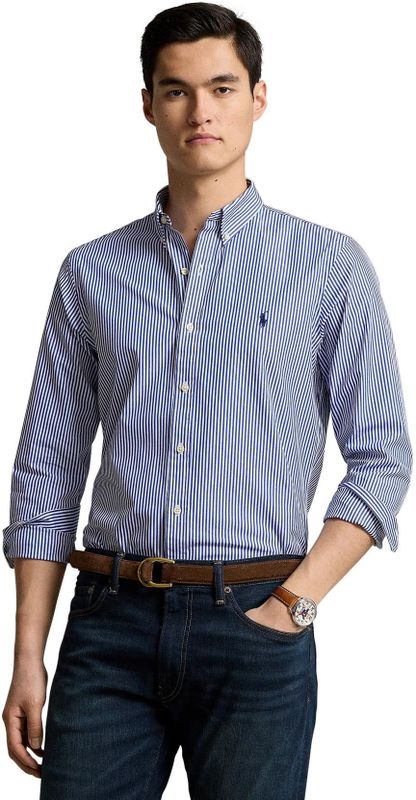 Polo Ralph Lauren - Gestreept Overhemd - Blauw - Katoen