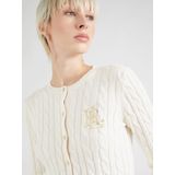 Lauren Ralph Lauren Gebreid vest  crème / goud