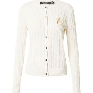 Lauren Ralph Lauren Gebreid vest  crème / goud