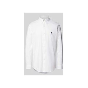 Custom Fit Freizeithemd mit Logo-Stitching