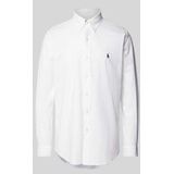 Polo Ralph Lauren - Overhemd - Zwart - Katoen - Custom Fit