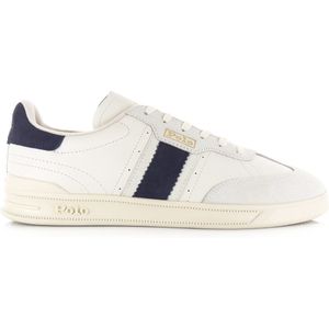 Leren sneakers Heritage Aera POLO RALPH LAUREN. Leer materiaal. Maten 45. Wit kleur