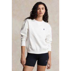Polo Ralph Lauren - Geborduurde Sweater - Dames - Wit - Katoen