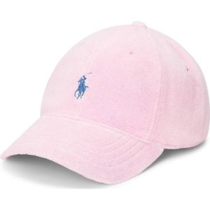 Pet in seersucker POLO RALPH LAUREN. Katoen materiaal. Maten één maat. Roze kleur