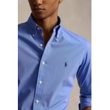 Polo Ralph Lauren - Overhemd - Blauw - Katoen - Stretch Poplin