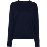 Polo Ralph Lauren - Geborduurde Sweater - Dames - Wit - Katoen